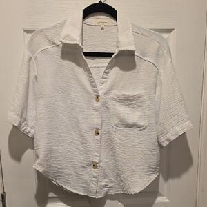 White Button-Up Shirt
